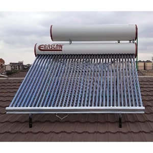 Eraslan 350L High Pressure Vacuum Tubes Complete Solar Water Heating System