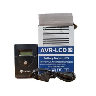Shield AVR650 LCD G2 AVR Series-650VA 360W Line-Interactive UPS